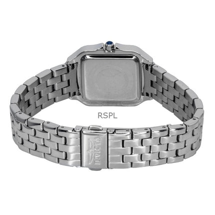 Invicta Angel Edelstahl Kristall Silber Zifferblatt Quarz 48994 Damenuhr