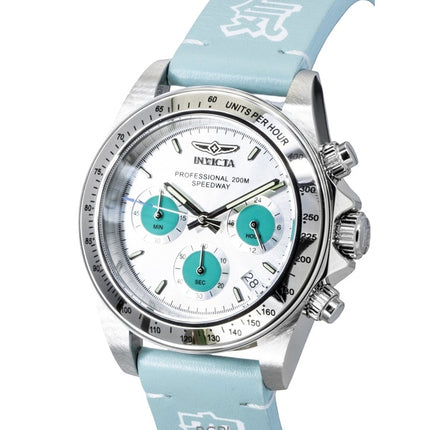 Invicta Speedway Forces Of Nature Chronograph GMT Silbernes Zifferblatt Quarz Taucheruhr 49291 200M Herrenuhr