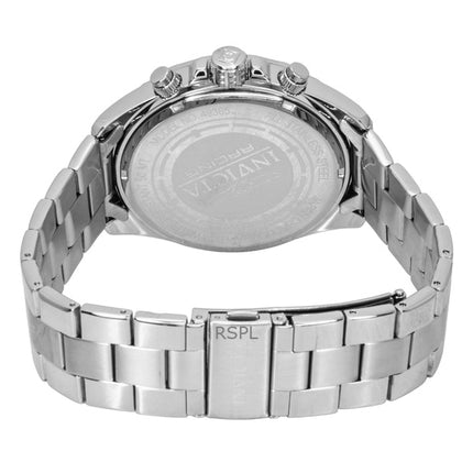 Invicta Speedway Chronograph GMT Edelstahl Schwarzes Zifferblatt Quarz 49365 Herrenuhr