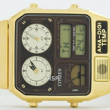 Citizen Ana-Digi Thermometer Digital Dualzeit JG2002-53W JG2002
