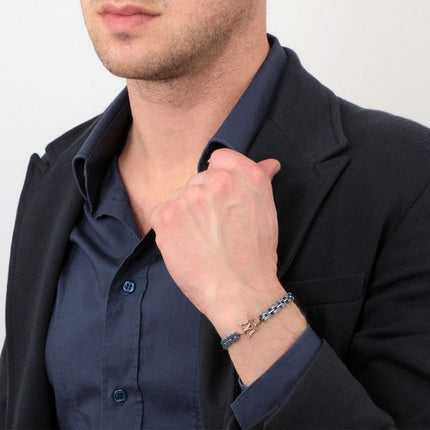 Maserati Jewels Armband aus Edelstahl und Keramik JM219AQH14 für Herren