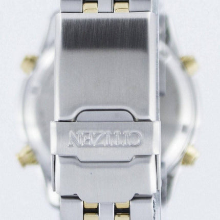 Citizen Navihawk Pilot Style Quarz Chronograph Analog Digital Welt Zeit JN0124-84E Herrenuhr