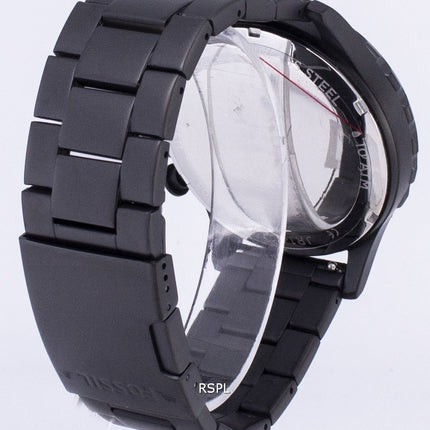 Fossil Nate Chronograph schwarzes Zifferblatt schwarz Ionen-plattiert JR1401 Herrenuhr