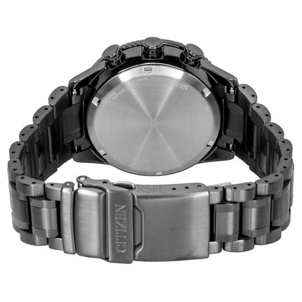 Citizen Promaster Skyhawk U830 Chronograph Schwarzes Zifferblatt Eco-Drive Taucheruhr JV2005-58E 200M Herrenuhr