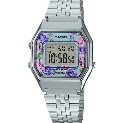 Casio Jugend Jahrgang Illuminator Quarz Digital LA680WA - 2C Damenuhr