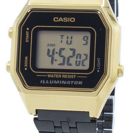 Casio Jahrgang Illuminator Alarm digitaler LA680WEGB-1A Damenuhr