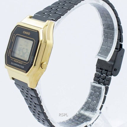 Casio Jahrgang Illuminator Alarm digitaler LA680WEGB-1A Damenuhr