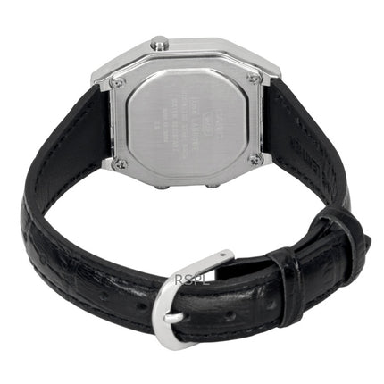 Casio Vintage Digitaluhr mit Lederarmband, Quarzwerk, LA680WEL-1, Unisex