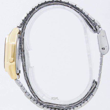 Casio Jugend Jahrgang Illuminator Alarm digitaler LA680WGA-9 b Damenuhr
