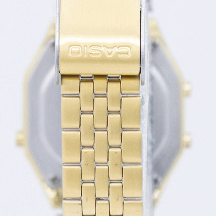 Casio Jugend Jahrgang Illuminator Alarm digitaler LA680WGA-9 b Damenuhr