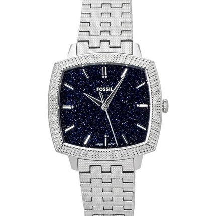 Fossil Nick Jonas x Machine Luxe Aventurine Limited Edition Blaues Zifferblatt Quarz LE1216 Unisex-Uhr