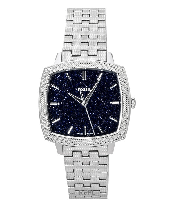 Fossil Nick Jonas x Machine Luxe Aventurine Limited Edition Blaues Zifferblatt Quarz LE1216 Unisex-Uhr