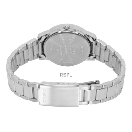 Casio Analog Edelstahl Mintblaues Zifferblatt Quarz LTP-1303DD-2AV Damenuhr