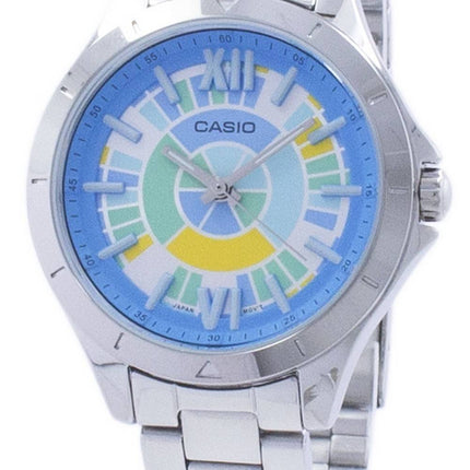 Casio Analog Quarz LTP-E129D-2A LTPE129D-2A Damenuhr