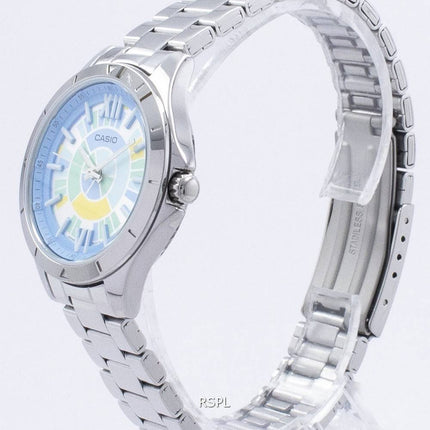 Casio Analog Quarz LTP-E129D-2A LTPE129D-2A Damenuhr