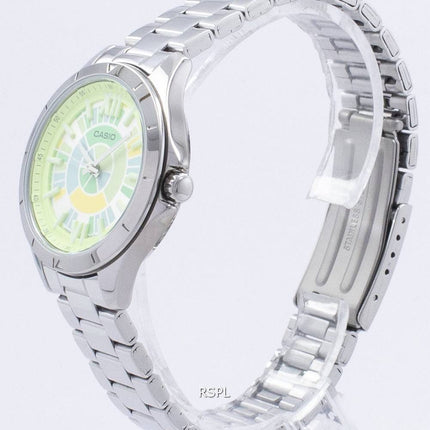 Casio Analog Quarz LTP-E129D-3A LTPE129D-3A Damenuhr
