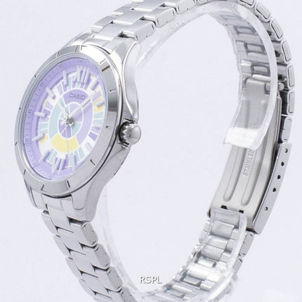 Casio Analog Quarz LTP-E129D-6A LTPE129D-6A Damenuhr