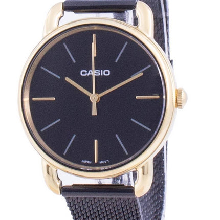 Casio Schwarzes Zifferblatt Quarz LTP-E412MGB-1A LTPE412MGB-1A Damenuhr