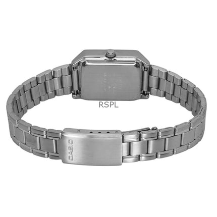 Casio Standard Analog Edelstahl Silber Zifferblatt Quarz LTP-V007D-7B Damenuhr