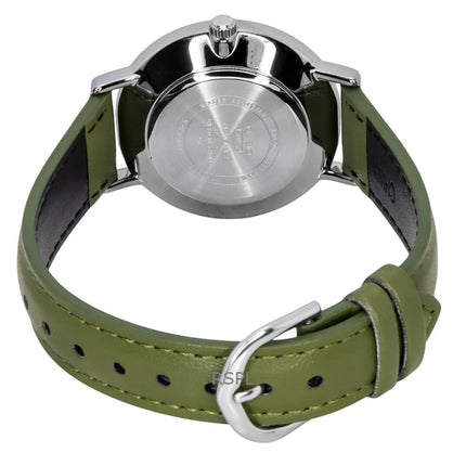 Casio Standard Analog Lederarmband Beige Zifferblatt Quarz LTP-VT03L-3B Damenuhr