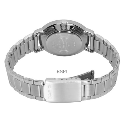 Casio Standard Analog Edelstahl Lachs Zifferblatt Quarz LTP-VT04D-4A Damenuhr