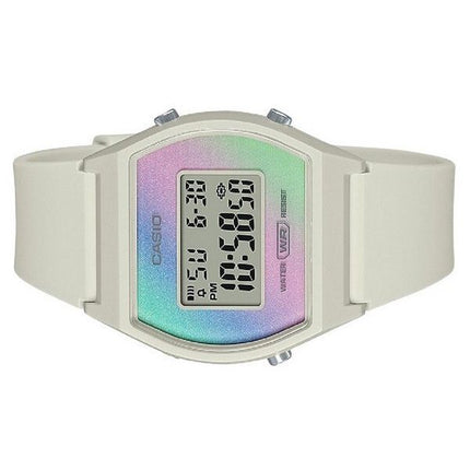 Casio Damenuhr LW-205H-8 mit digitalem Kunstharzarmband und mehrfarbigem Quarzzifferblatt
