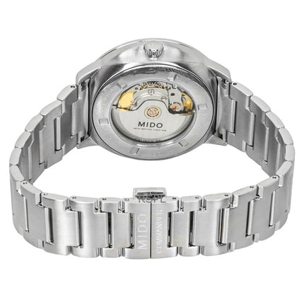 Mido Commander Gradient Edelstahl Blau Skelett Zifferblatt Automatik M021.407.11.411.01 Herrenuhr