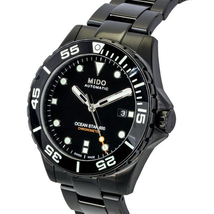 Mido Ocean Star 600 Special Edition, schwarzes Zifferblatt, Automatik-Taucheruhr M026.608.33.051.00, 600 m, Herrenuhr mit zusätzlichem Armband