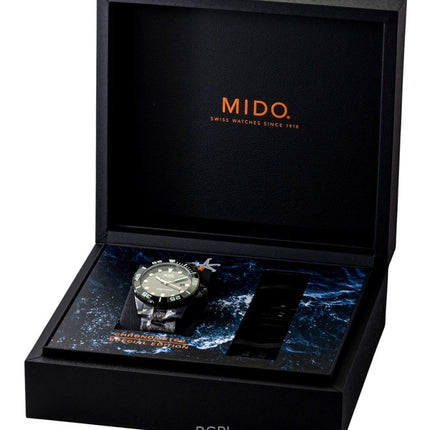 Mido Ocean Star 600 Special Edition, schwarzes Zifferblatt, Automatik-Taucheruhr M026.608.33.051.00, 600 m, Herrenuhr mit zusätzlichem Armband