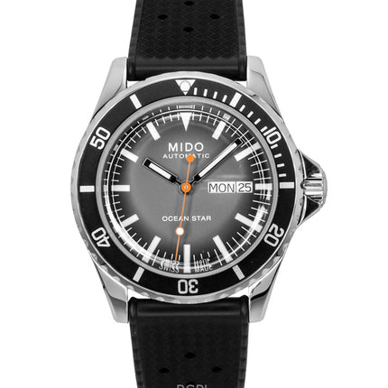 Mido Ocean Star Tribute Gradient Kautschukarmband Graues Zifferblatt Automatische Taucheruhr M026.830.17.081.00 200M Herrenuhr
