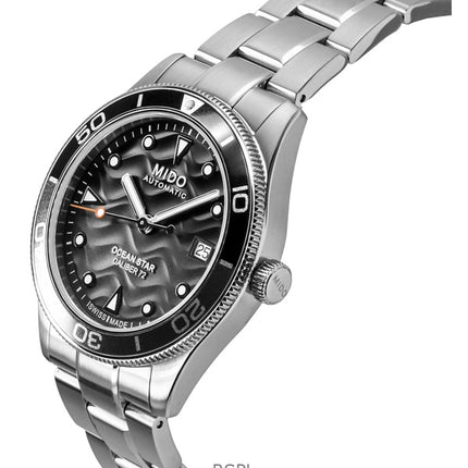 Mido Ocean Star 39 Edelstahl Graues Farbverlaufszifferblatt Automatische Taucheruhr M026.907.11.061.00 200M Herrenuhr