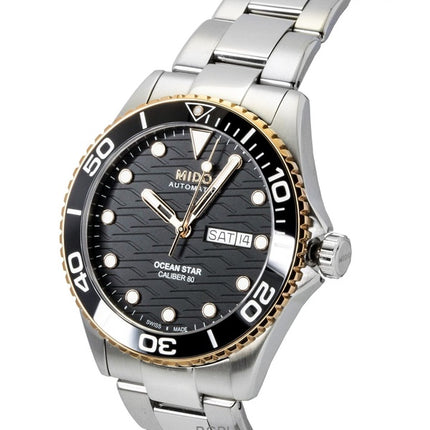 Mido Ocean Star 200C Edelstahl Schwarzes Zifferblatt Automatik Taucheruhr M042.430.21.051.00 200M Herrenuhr