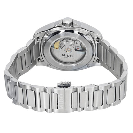 Mido Multifort TV Big Date Edelstahl graues Zifferblatt Automatik M049.526.11.081.00 100 100M Herrenuhr