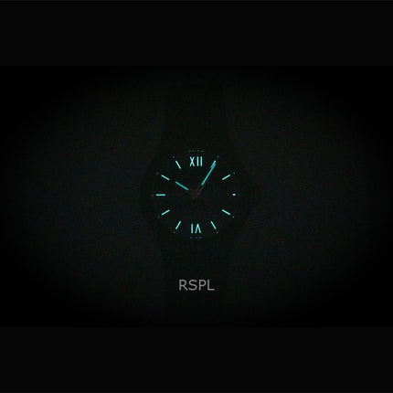 Baume &amp; Mercier Riviera Herrenuhr mit Kautschukarmband, blauem Zifferblatt, Automatik, M0A10769, wasserdicht bis 100 m