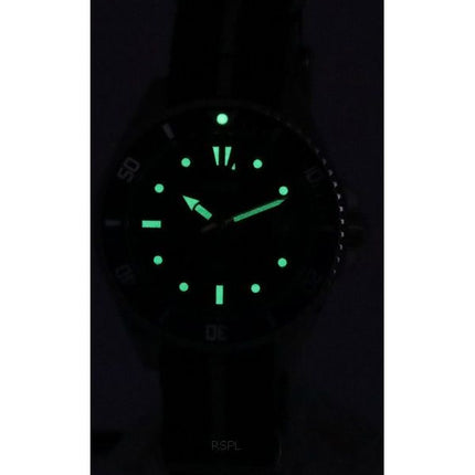 Casio Standard Analoges Stoffarmband mit schwarzem Zifferblatt und Quarz MDV-10C-1A2 Herrenuhr