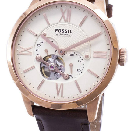 Fossilen Townsman automatische Skelett ME3105 Herrenuhr