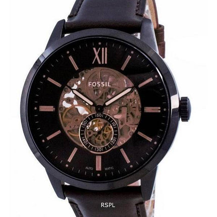 Fossil Townsman Brown Dial Automatik Skeleton ME3155 Herrenuhr