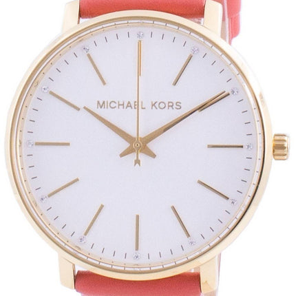 Michael Kors Pyper Weißes Zifferblatt Diamant Akzente Quarz MK2892 Damenuhr