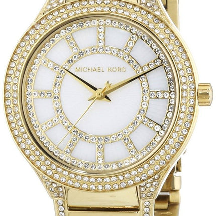 Michael Kors Kerry Crystal Akzent Gold Tone MK3312 Damenuhr