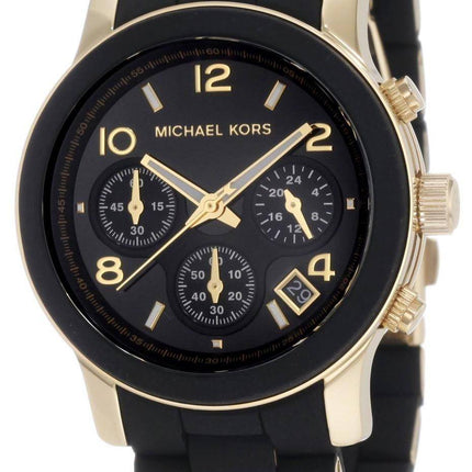 Michael Kors Chronograph schwarz Laufsteg MK5191 Damenuhr