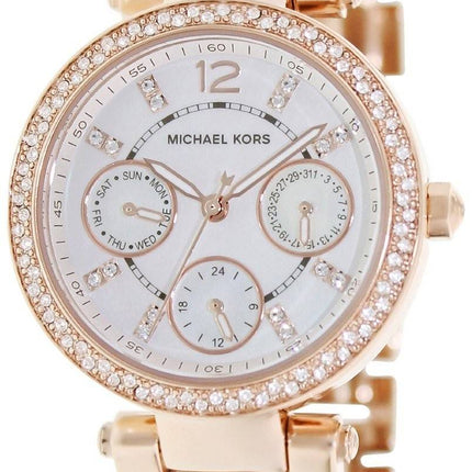 Michael Kors Parker Crystal Lünette MK5616 Damenuhr