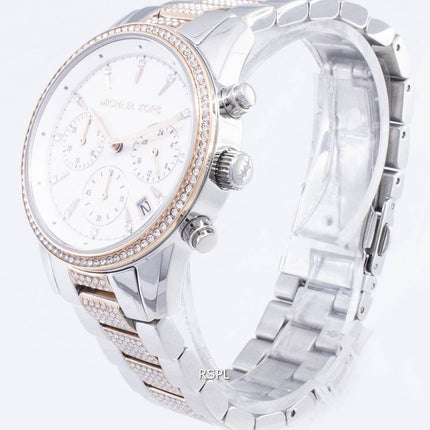 Michael Kors Ritz MK6651 Chronograph Diamond Accents Damen uhr