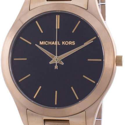 Michael Kors Slim Runway Schwarzes Zifferblatt Quarz MK8795 Herrenuhr