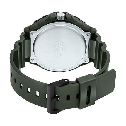 Casio Analog Army Green Resin Band Quarz MRW-210H-3A MRW210H-3 100M Herrenuhr