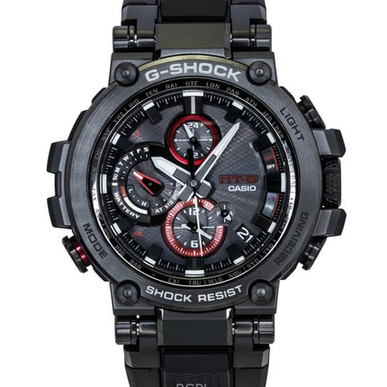 Casio G-Shock MT-G Analog Smartphone Link Harzarmband Schwarzes Zifferblatt Solar MTG-B1000B-1A 200M Herrenuhr