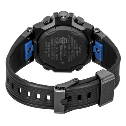 Casio G-Shock MT-G Analog Smartphone Link Harzarmband Schwarzes Zifferblatt Solar MTG-B2000B-1A2 200M Herrenuhr