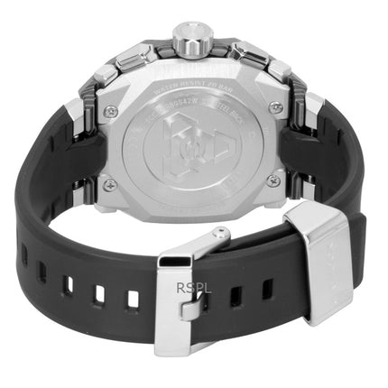 Casio G-Shock MT-G Herrenuhr mit Harzarmband, analogem schwarzem Zifferblatt, Solarfunktion, wasserdicht bis 200 m (MTG-B4000-1A).