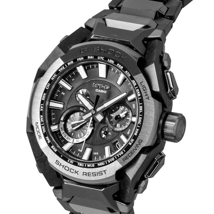 Casio G-Shock MT G Smartphone Link Analog Digital Edelstahl Schwarzes Zifferblatt Solar MTG-B4000BD-1A 200M Herrenuhr