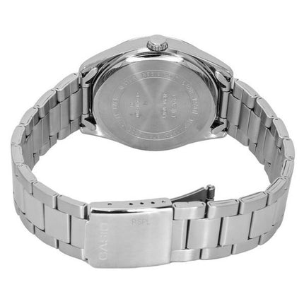 Casio Standard Analog Edelstahl weißes Zifferblatt Quarz MTP-1302D-7B Herrenuhren