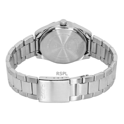 Casio Standard Analog Edelstahl Grünes Zifferblatt Quarz MTP-1302DA-3AV Herrenuhr